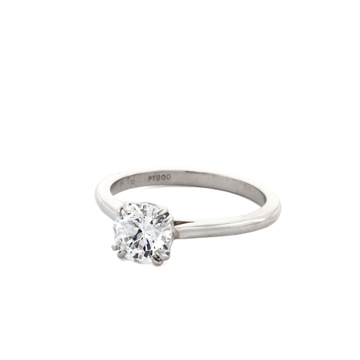 Roslyn Collection Platinum Classic Solitaire Engagement Mounting
